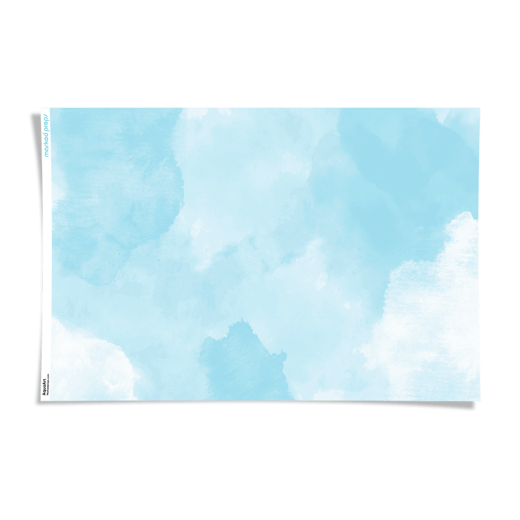 AquaArt Watercolor Backdrop - Marked Props