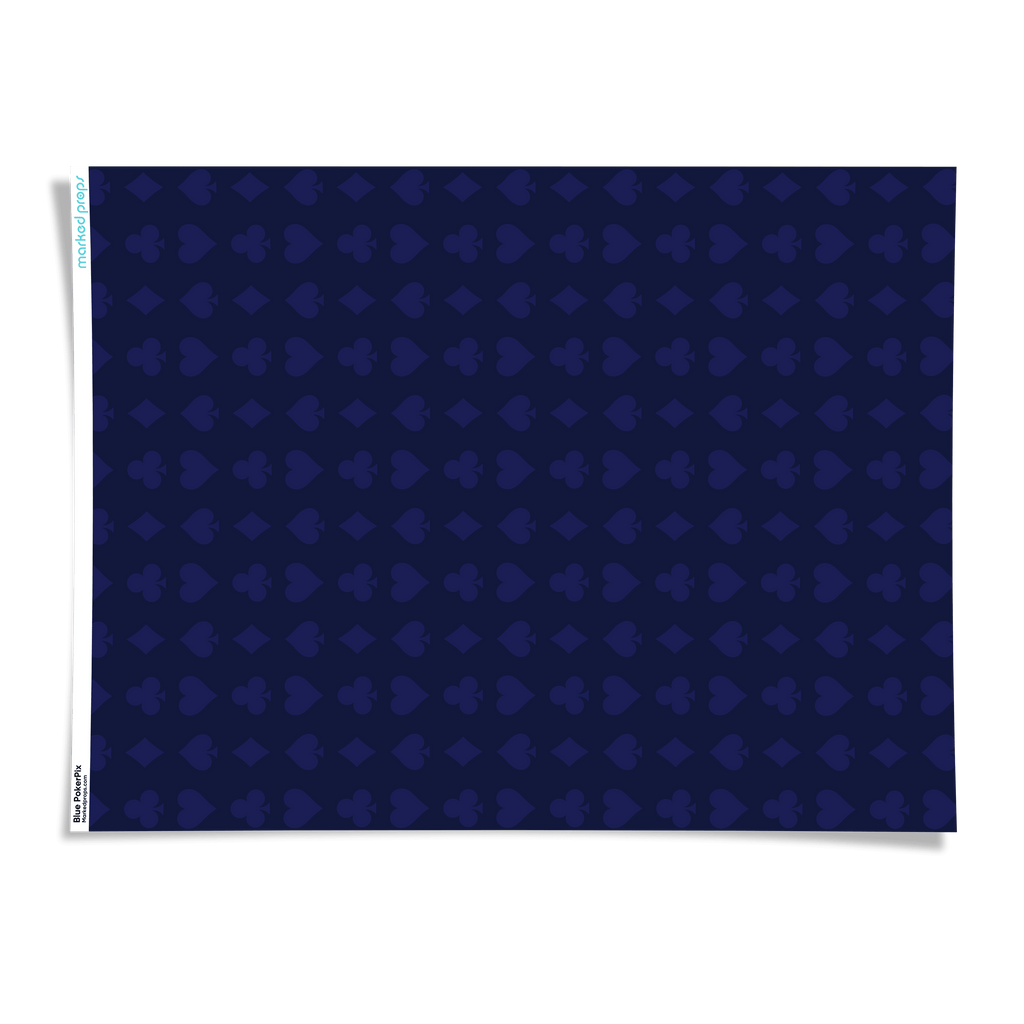 Blue PokerPix Backdrop - Marked Props