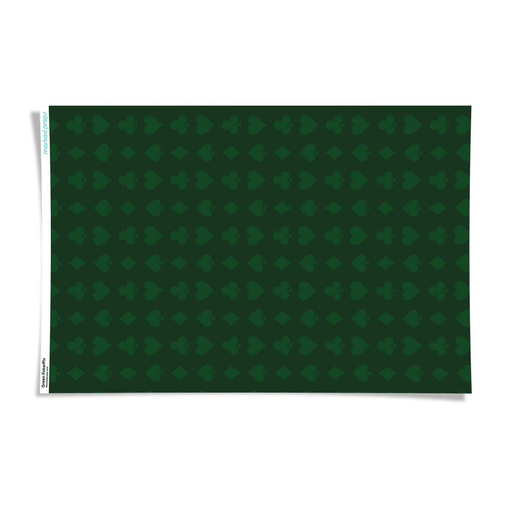 Green PokerPix Backdrop - Marked Props