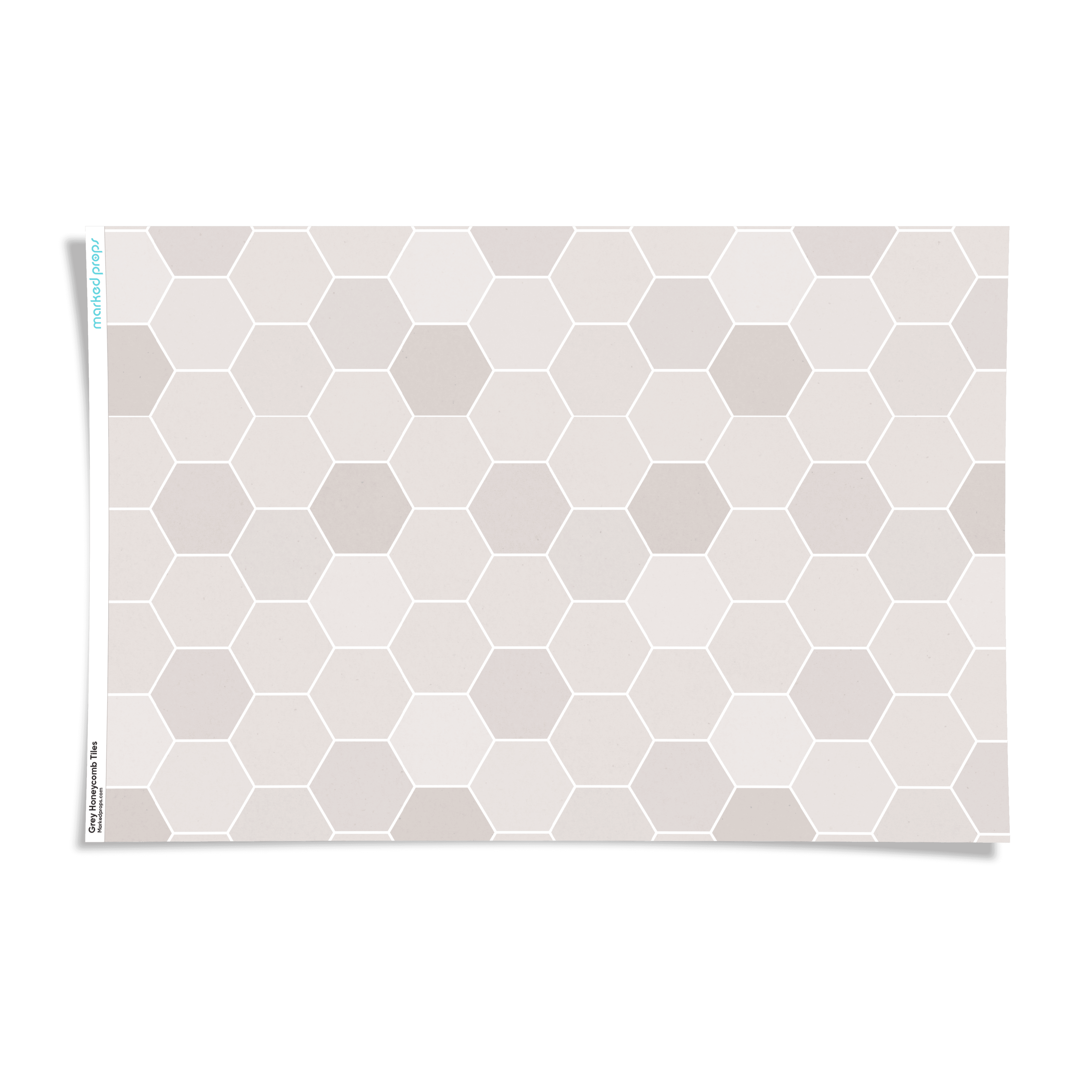 Grey Honeycomb Tiles Backdrop – Marked Props