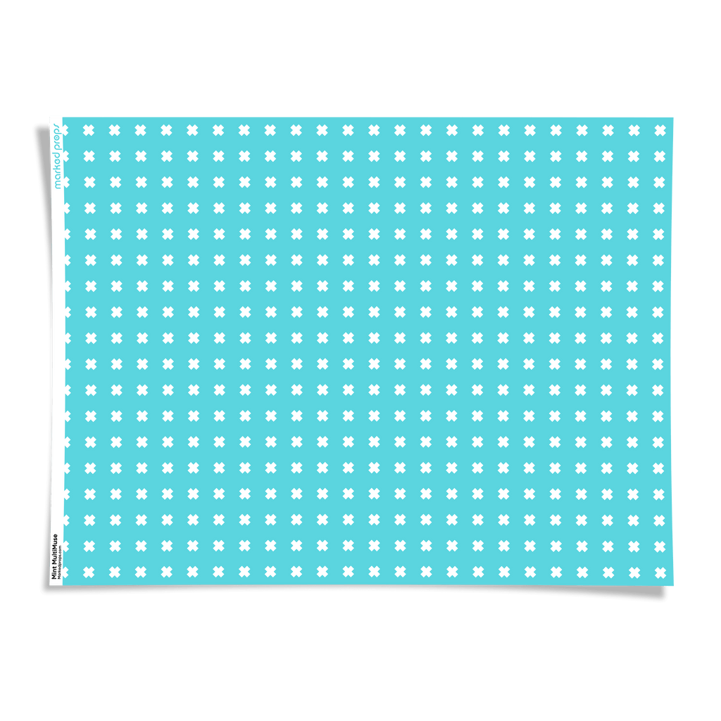 Mint MultiMuse Backdrop - Marked Props