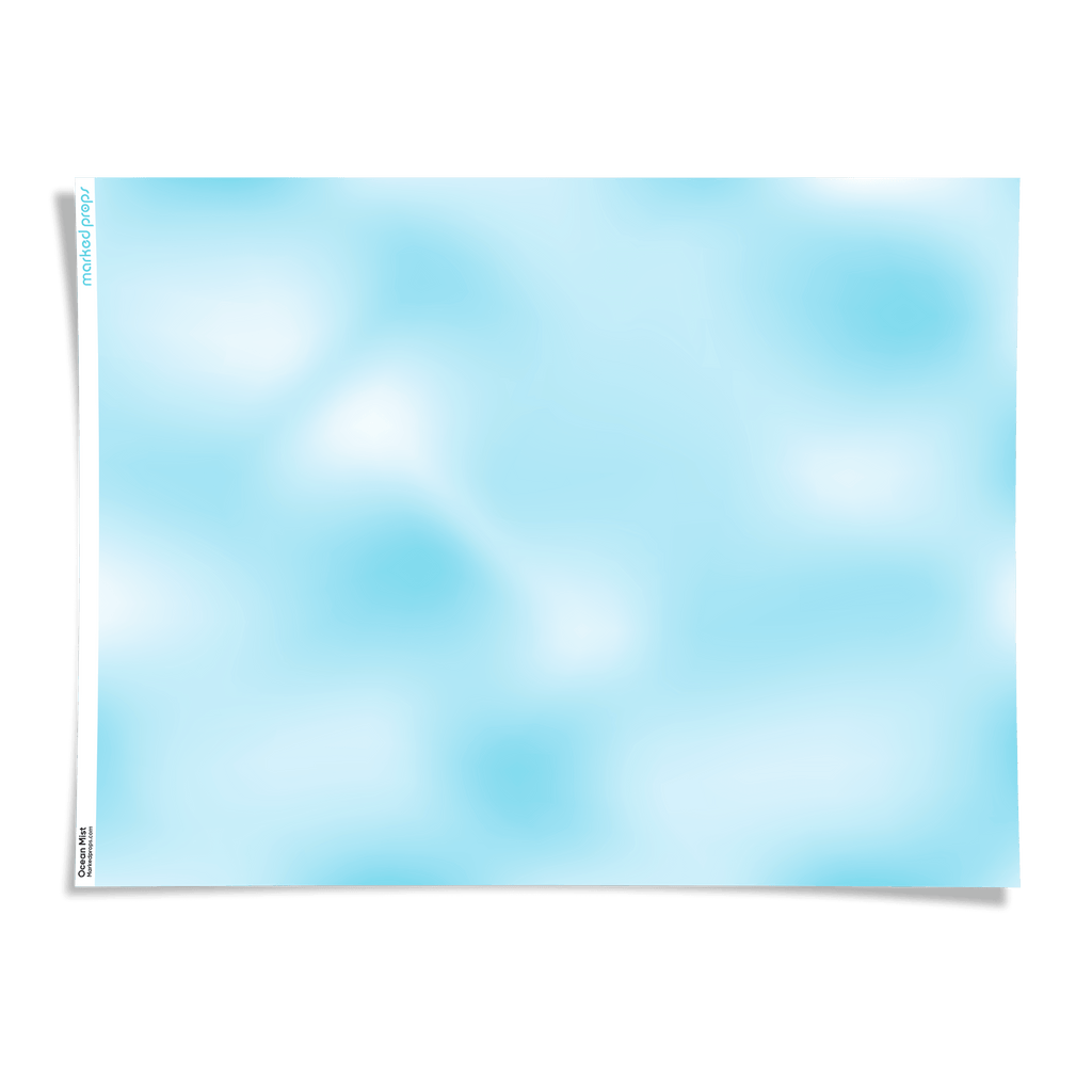 Ocean Mist Gradient Backdrop - Marked Props