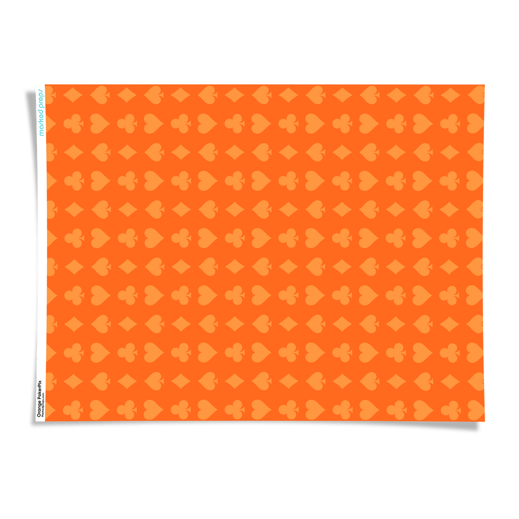 Orange PokerPix Backdrop - Marked Props