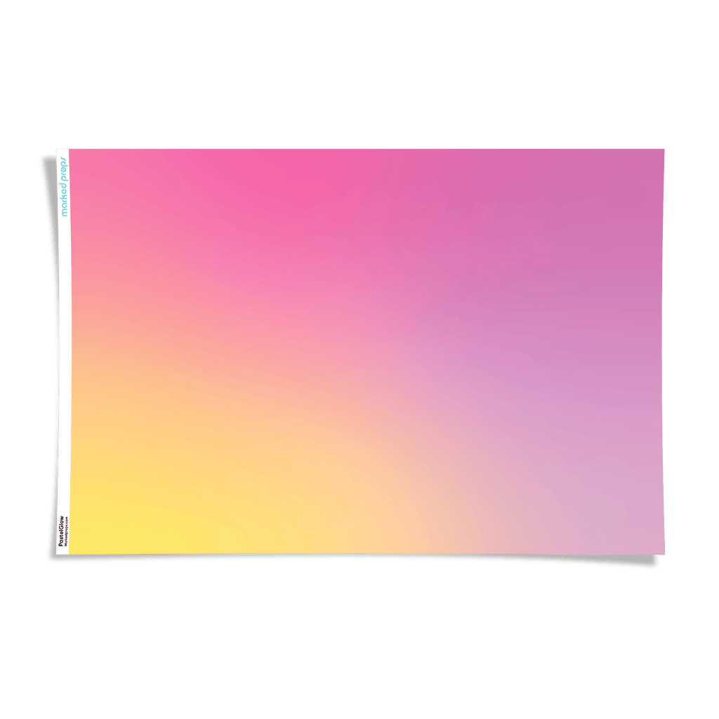 PastelGlow Gradient Backdrop - Marked Props
