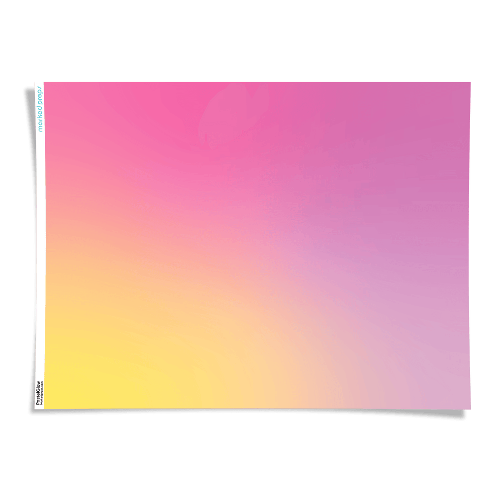 PastelGlow Gradient Backdrop - Marked Props