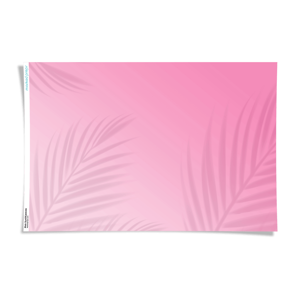 Pink SunlitLeaves Backdrop - Marked Props