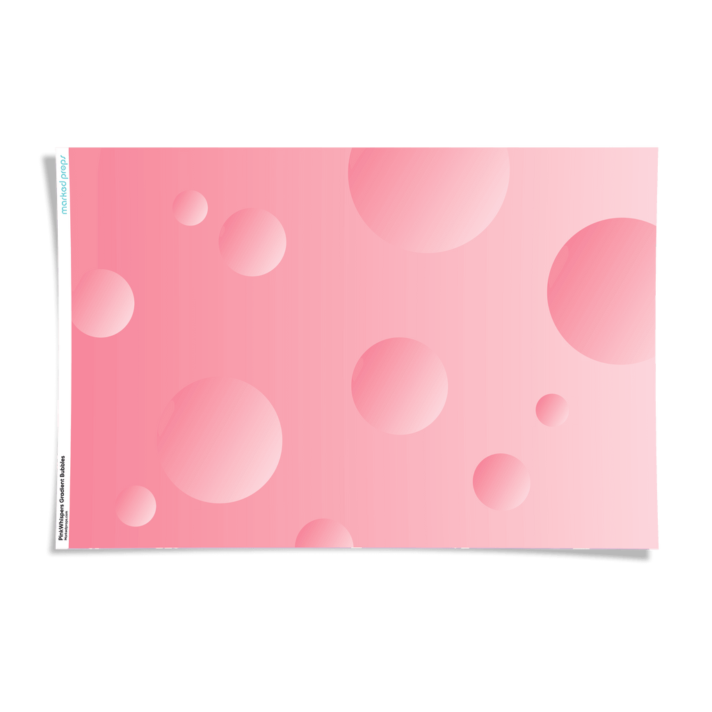 PinkWhispers Gradient Bubbles Backdrop - Marked Props
