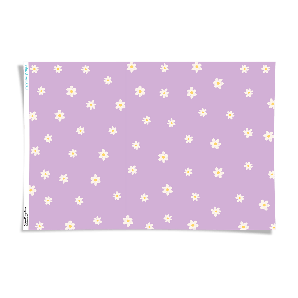 Purple DaisyGlow Backdrop - Marked Props