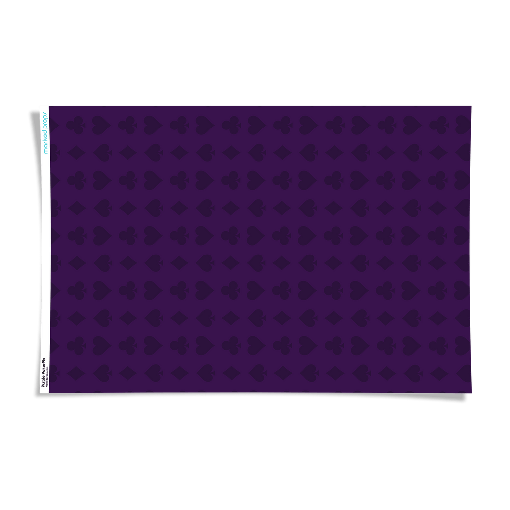 Purple PokerPix Backdrop - Marked Props