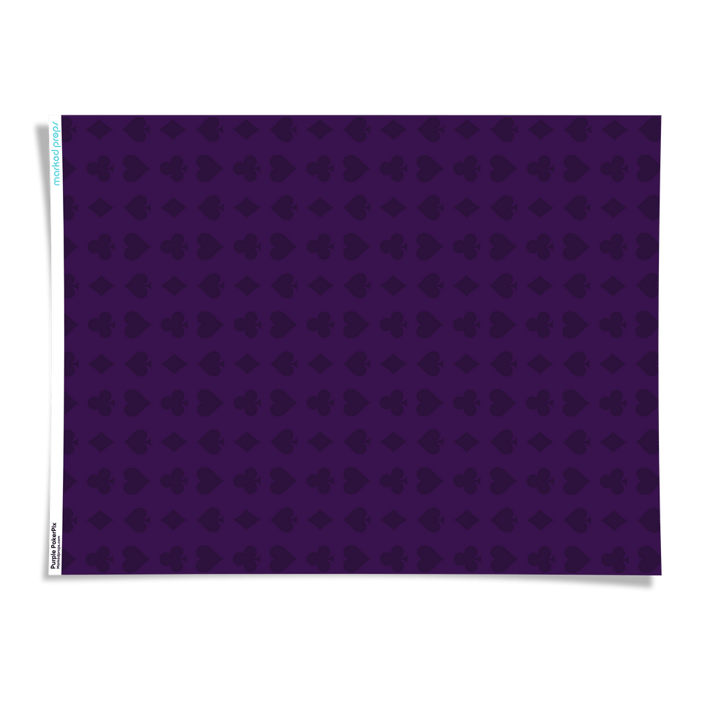 Purple PokerPix Backdrop - Marked Props