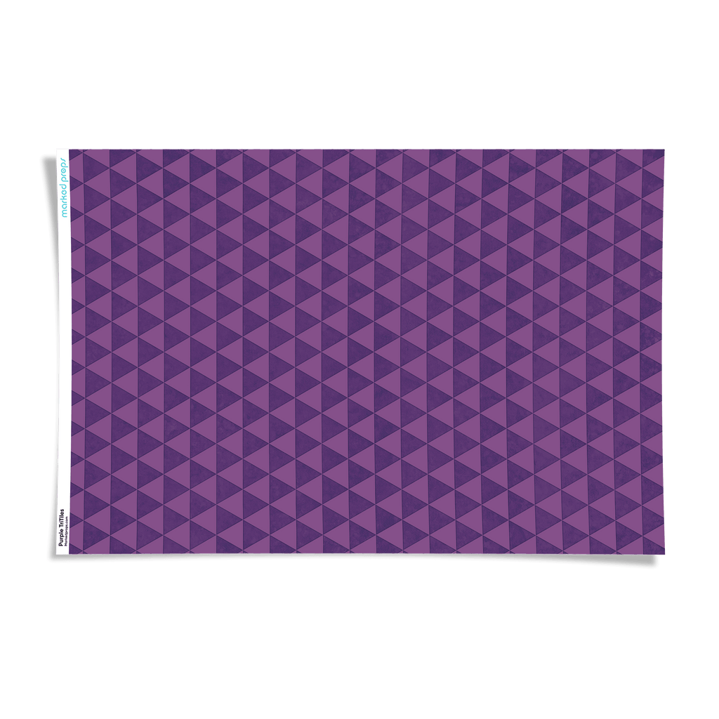Purple TriTiles Backdrop - Marked Props