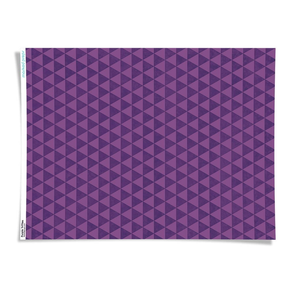Purple TriTiles Backdrop - Marked Props