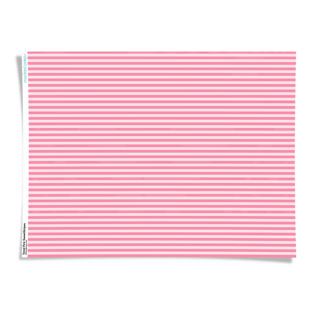 Tonal Pink SweetStripes Backdrop - Marked Props