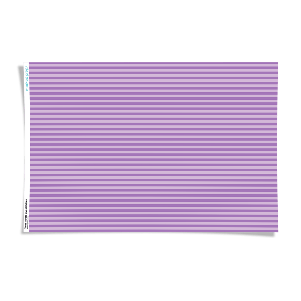 Tonal Purple SweetStripes Backdrop - Marked Props