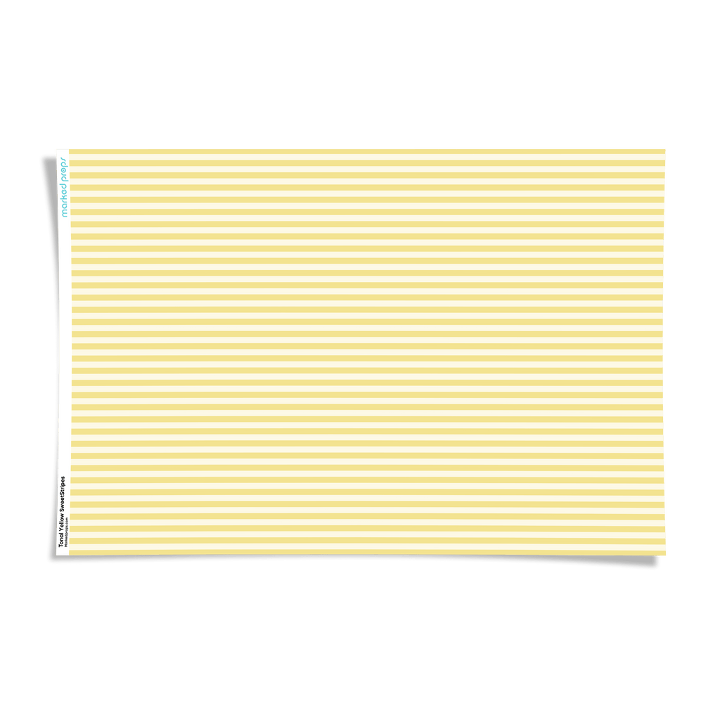 Tonal Yellow SweetStripes Backdrop - Marked Props