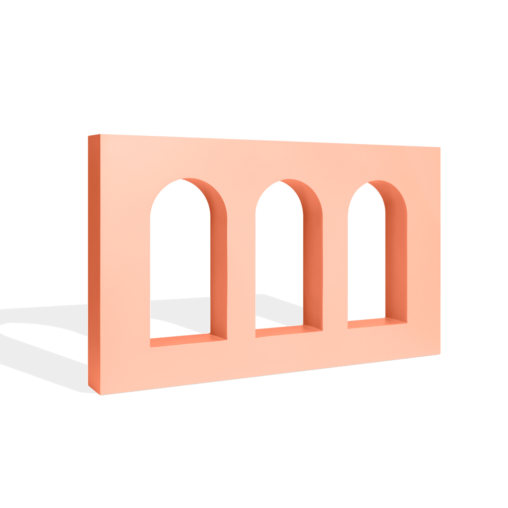 Triple Arch Framed Wall - Marked Props