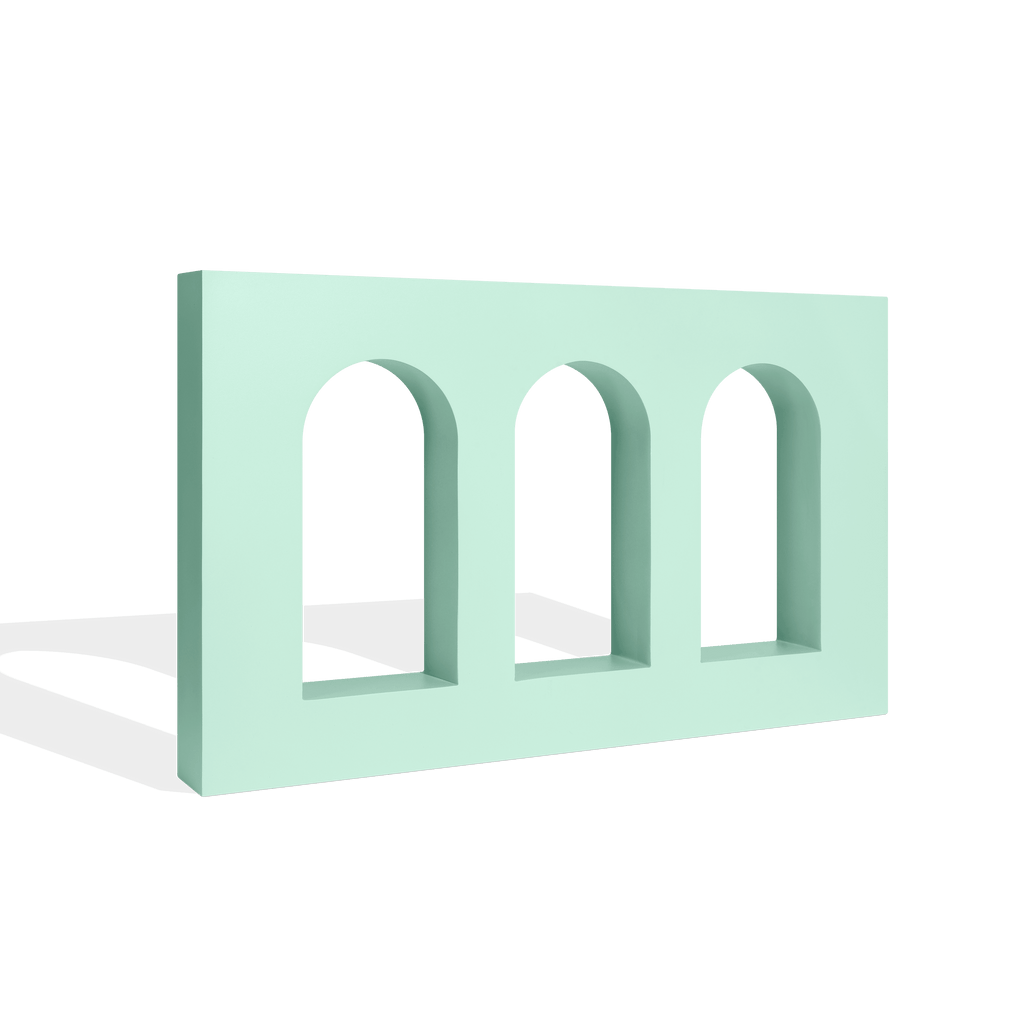 Triple Arch Framed Wall - Marked Props