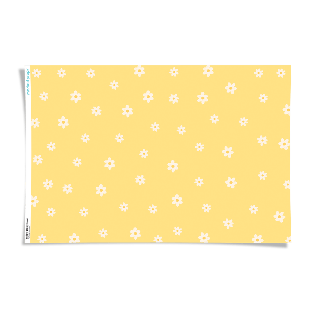 Yellow DaisyGlow Backdrop - Marked Props